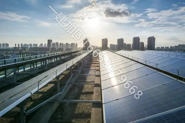  竣工后的光伏钢结构